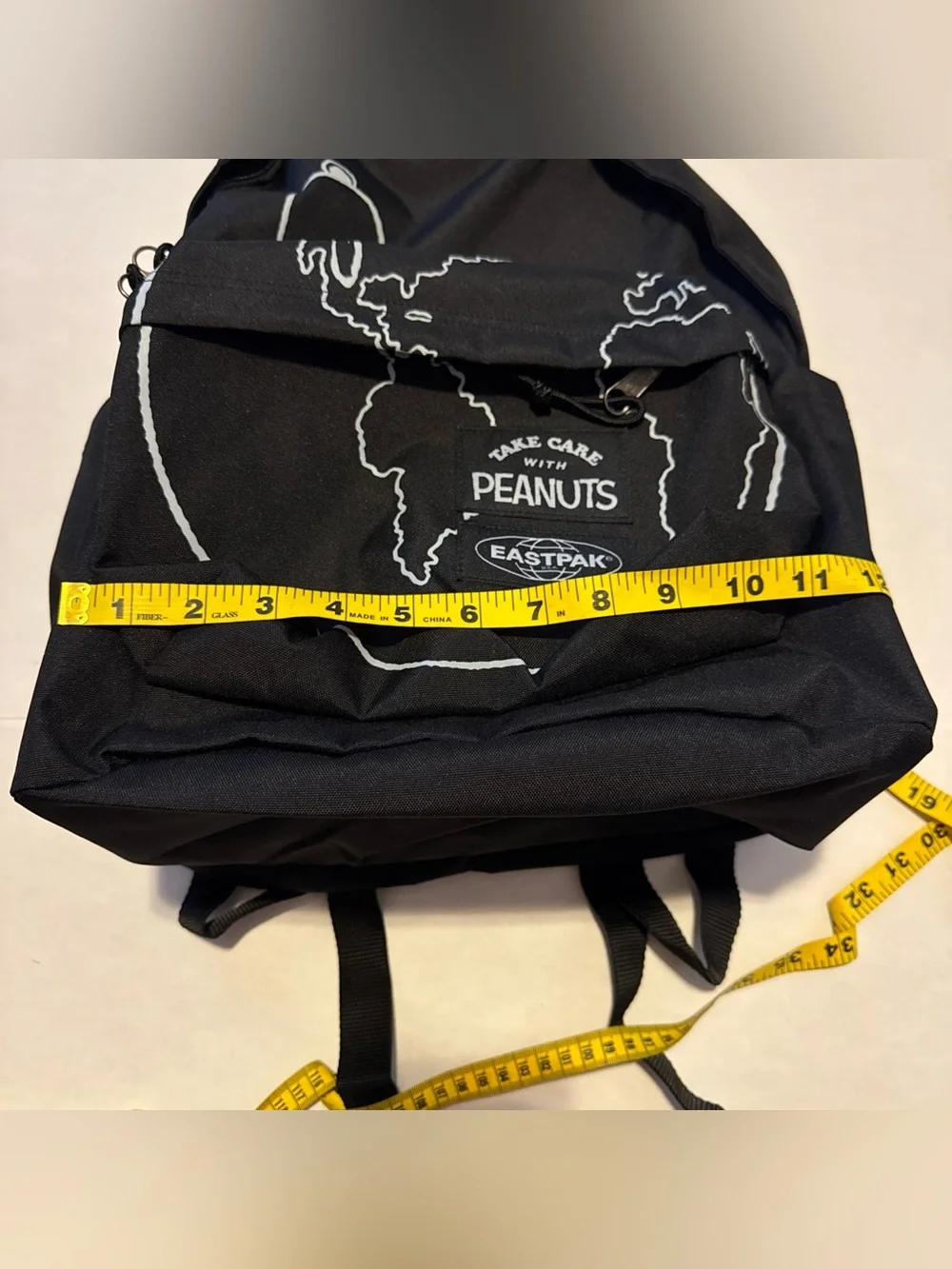 Peanuts Snoopy EASTPAK Day Office Black Backpack NWT